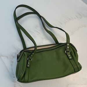 Green Leather Shoulder Bag